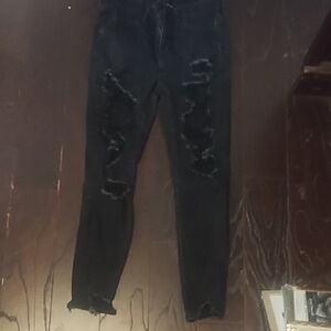 American Eagle Outfitters Black High-Stretch Jeans